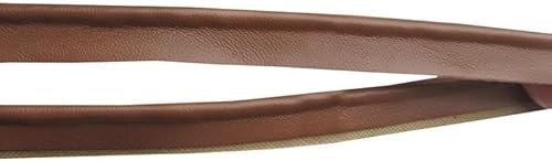 1cmx5m Faux Leather Piping Cord Trim Piping Bias Tape Lip Cord Light Brown Binding Piped Trim for Sewing Clothing Trimming