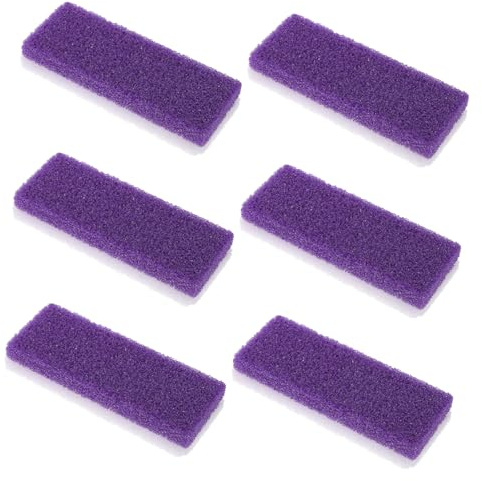 Happyyami Piedra Pómez para Pies Púrpura 6 Piezas Herramienta de Pedicura para Eliminar Callos y Tejido Muerto Material Pu para Exfoliación y Cuidado