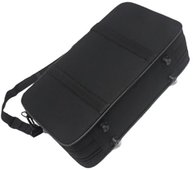 iplusmile Bolsa Portátil y Diseño Estilizado Protección contra Impactos de Lona Negra y Transporte Seguro del Instrumento para Clarinete Adecuado para Viajes