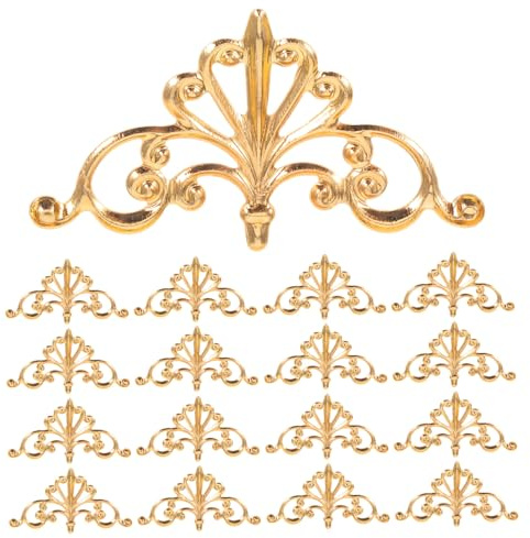 TOYANDONA 100 piezas de cobre para muebles, talladas, decorativas, para cajones y cajas, fácil de montar, decoración elegante de muebles para armarios y viviendas