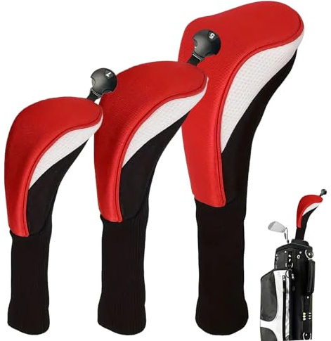 Copri Testa Da Golf Set Di 3 Pezzi Custodia In Mesh