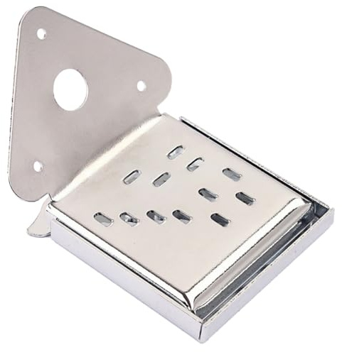 Abaodam Cordal de Mandolina de Metal Plateado con Tornillos para Cambios Rápidos de Cuerdas y Mejora de Volumen, Accesorio Adecuado para Mandolina y Guitarra