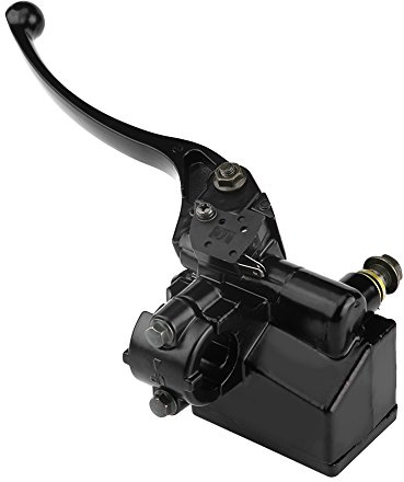 Keenso Motorrad Hauptbremszylinder, Motorrad Bremszylinder 22mm Lenker Hydraulik Bremszylinder Kupplungsbremshebel für YFZ450 YFM(Schwarz)