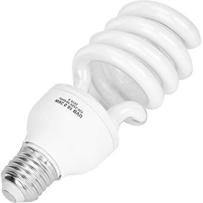 Wakects Reptile UVB-Reptilienlampe, 26 Watt REPTILAND Desert PRO Compact UV-B-Lampe KOMPAKT, E27 Für Repti