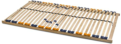 Coemo 7 Zonen Lattenrost MULTIRA - starr, 28 Leisten Lattenroste, Mittelgurt, 70 x 200 cm, preisgünstiger Bausatz