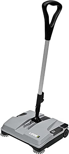 LPER Balayeuse électrique Professionnelle + 2 Batteries Lithium + Chargeur de Batterie - Largeur de Travail 37 cm - Autonomie jusqu'à 90 MN