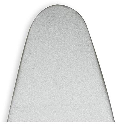 Encasa Homes Metallised Ironing Board Cover 'Silver Super Luxury' with Foam + Felt PAD (Fits X-Large Boards 135 x 45 cm) Heat Reflective, Scorch Resistant, Bungee Elasticated, 3 Fasteners