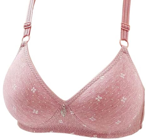 RKaixuni Sale Items Sports Bra Women Front Fastening Bras Wire Free Bra Sleep Bras for Women UK Pink Sports Bra Maternity Nursing Bra