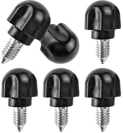 luolety 6Pcs Stand Mixer Black Thumbscrew, Mixer Knob Thumb Screw for Kitchenaid Mixers Kit-chenaid 4.5QT and 5QT Stand Mixers Attachment Knob Compatible with 9709194, 4162142, 240374