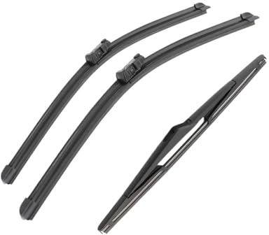 Scheibenwischer Für Ford Für Fiesta MK6 2008-2016 Vorne Hinten Wischer Klingen Auto Zubehör Auto Wischer Klinge Vorne Und Hinten Wischer Klingen Auto-Wischerblatt-Set