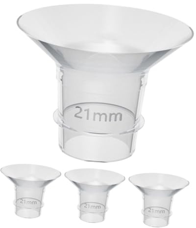 Hoement 4stücke Flanscheinsätze Für Milchpumpen Tragbare Ersatzteile Geeignet Für Elektrische Und Portable Pumpen