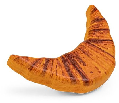 Erzi 13051 Croissant aus Holz, Kaufladenartikel für Kinder, Rollenspiele.