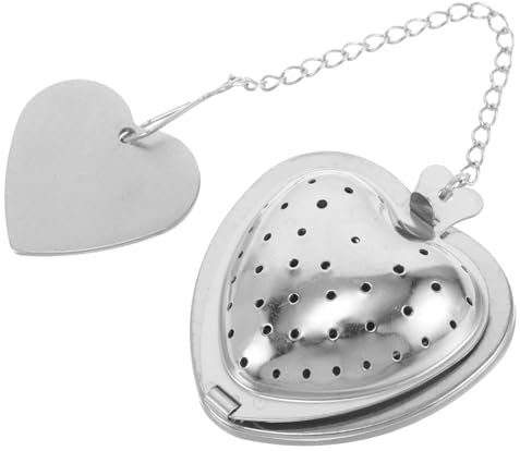 SECFOU Stainless -Shaped Tea Infuser Chain Cute Mesh Tea Strainer for Loose Leaf Spices and Seasonings for Use
