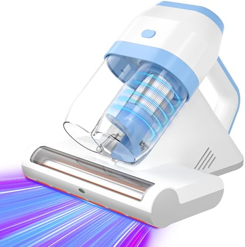 Matelas anti-acariens Sweetfela | 15 kPa rouleau HEPA H13 UV | Ultrasons air chaud 55 °C | Moteur 500 W