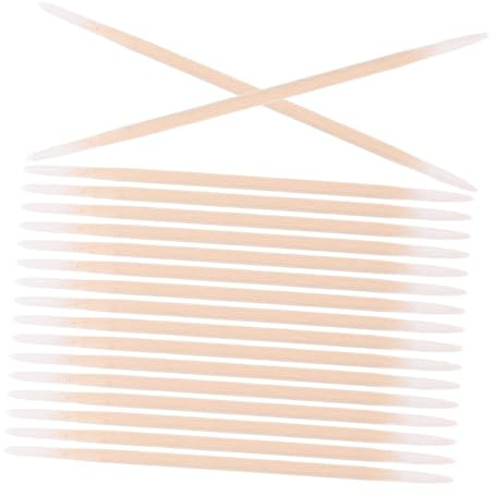 FRCOLOR 2 Stück Teiliges Doppelseitiges Wattestäbchen mit Spitzen und Abgerundeten Spitzen Präzise Reinigungsspitzen aus Weicher Baumwolle Sanfte Beauty tupfer für Make up korrektur und