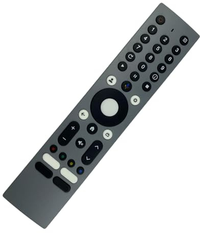 ZBIianxer Telecomando vocale portatile e leggero, ricambio per C3293, nero, comodo controllo del trasporto, ergonomico, voce con pulsante retroilluminato per uso notturno, ABS