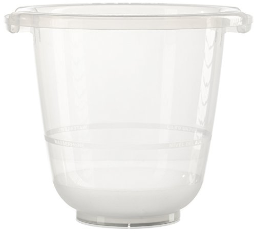 tummy tub das Original - Badeeimer kippsicher, rutschfest und schadstofffrei, transparent, für Kleinkinder