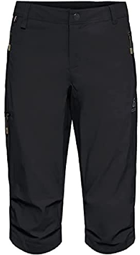 Odlo Damen 3/4 Wanderhose WEDGEMOUNT, Black, 44