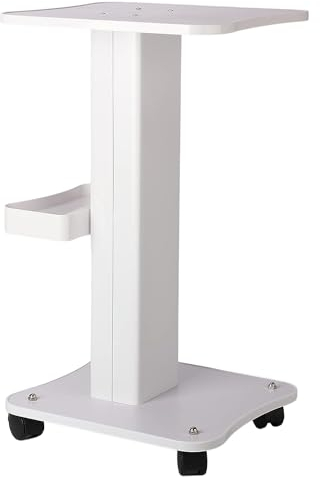 Nisorpa Salonwagen Kosmetikwagen mit Ablagefach Beauty Salon Trolley Tragbar Medizinischer Wagen mit Bremsrad Gerätewagen Friseur Rollwagen für Beauty Salon SPA,Weiß