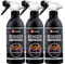 SNANO Backofenreiniger, Grillreiniger extra stark in Profi Qualität - Für Gasgrill, Backofen, Herd, Ceranfeld, Kaminscheiben (3x 500ml)