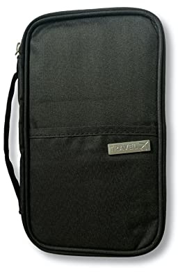 Reisepass Brieftasche Reise Organizer Tasche Familie Reisetasche Dokumentenhalter Kartenhalter für Kreditkarten Flugtickets Schlüssel Reiseutensilien Reisepasshülle Urlaub Zubehör Etui für Männer