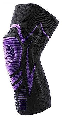 VIDECOR Kniebandage, 2er-Pack, Kompressions-Kniebandagen für Männer und Frauen, Professionelle Elastische Knieschoner, Rehabilitation Nach Verletzungen, Gewichtheben, Laufen, Sport,A-L