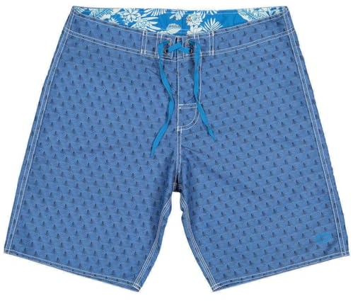 Panareha Boardshorts Polyester Återvunnen Penna Blå (46), Blå, 46