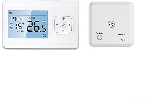 Termostato Programmabile WiFi Astuto per Caldaia e Riscaldamento, Telecomando TuyaSmart Life, Wireless Wifi Phone App Controllo