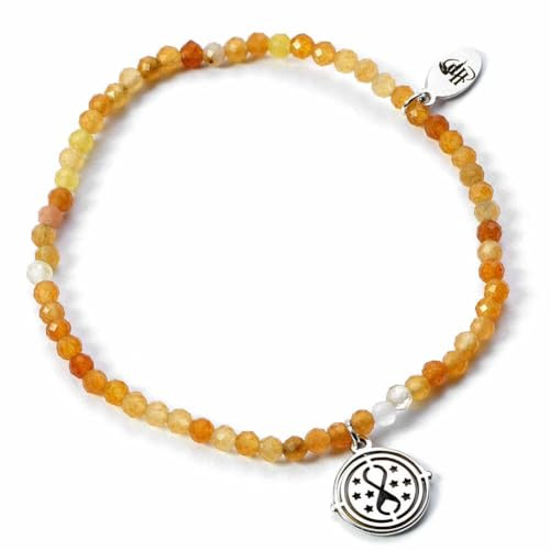 Harry Potter Armband mit Kristallen, Zeitumkehrer, Sterlingsilber, Einheitsgröße, Sterlingsilber