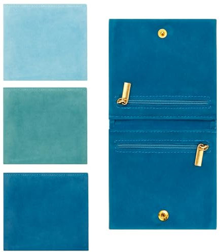 3 piccoli sacchetti per gioielli con cerniera, sacchetti per gioielli, organizer per gioielli, piccoli rotoli per gioielli, sacchetti regalo per gioielli, sacchetti per gioielli, sacchetti da viaggio,