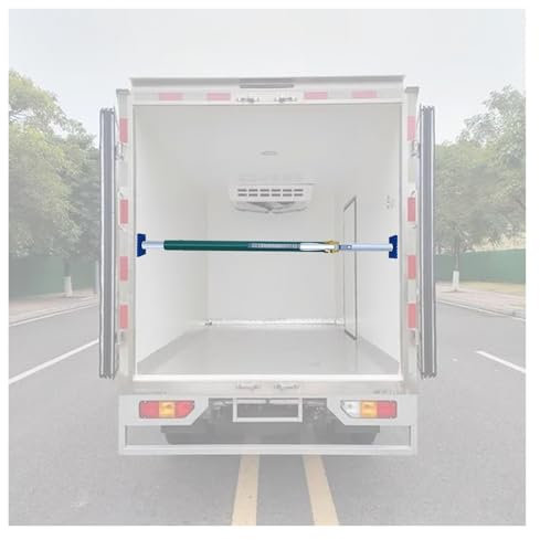 MZZKFC Ladung Bar Anhänger/LKW/Transporter Grün Ladestange In Der Länge Verstellbar, Teleskop-Ladestange Mit Anti-Rutsch-Pads, Ratschen-Ladestange Zur Ladungssicherung(1 Set,89-104 in)