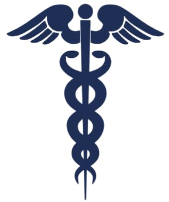 Tattwo.me – Temporäre Tattoos für Erwachsene und Kinder, hält 2 Wochen, wasserfest – Caduceus der Medizin – Pflanzliche Tinte – EU-Kosmetik-Zertifikat – (P0270)