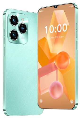 Fine Life Pro 4GLTE-Handy, Dual SIM + TF-Karte, 6,3-Zoll-Bildschirm, Dual-Kamera, 2GB RAM + 16GB ROM, TF-Erweiterung 128GB, Handy ohne Vertrag, für Anfänger (Green)