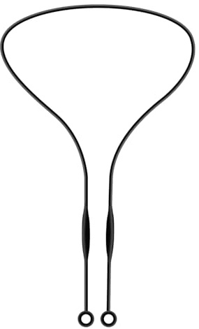 Link Cavo di sicurezza connettore auricolare cavo connettore magnetico resistente alla tensione cavo di sicurezza compatibile con Loop Quiet Engage Experience