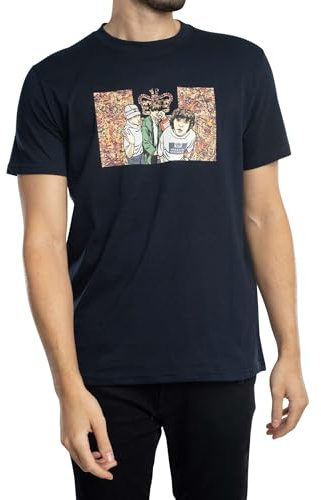 Weekend Offender Herren Nummer 5 Grafik T-Shirt, Navy, L
