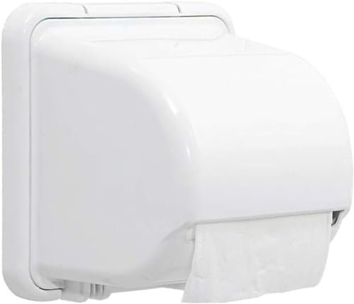Porta carta igienica da parete con ventosa, impermeabile, per bagno e cucina
