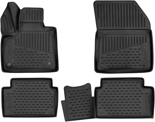 ELEMENT 3D Gummimatten Fussmatten Set passend für Citroen C5 Aircross | 2019 -> | 100% passgenaue Auto Fußmatten, robuste Universal Fußmatte Auto, Gummimatten Auto, Auto Fussmatten Gummi