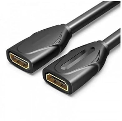 Watio Wave Cavo prolunga - Cavo HDMI maschio a maschio, 0,5 m, trasmissione video e audio ad alta definizione, colore nero, ideale per collegamenti a dispositivi*