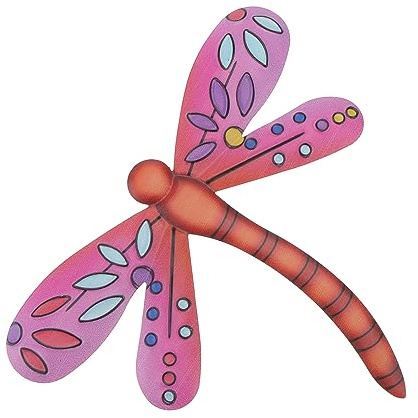 Toyvian Iron Dragonfly Wall Decoration Craft for Living Bedroom Decorations Garden Ornament Wall Art