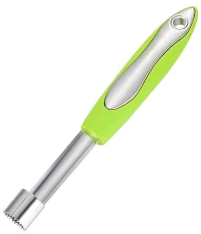 Snocciolatore per frutta e pera in acciaio inox, 0,8/1/1,4/2 cm, per rimuovere semi di ciliegio e biancospino, gadget da cucina (20,6 x 2 cm)