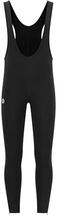 Rogelli Herren Radlerhose lang Perano | Elastisches Material - Reflektierende Akzente - Ohne Sitzpolster - Temperatur 5 - 15 °C