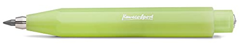 Kaweco FROSTED SPORT Fallbleistift Fine Lime 3.2 mm 5B I Minenbleistift aus hochwertigem Kunststoff in Sommerlichem Design I Druck-Bleistift nachfüllbar in Grün I Druckminenbleistift 10,5 cm