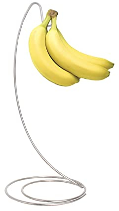 Airber Banana Holder Banana Tree Hanger Stainless Steel Banana Hanging Bracket Flat Wire Banana Holder Tree Stand Banana Rack, Banana Tree Hanger, Stainless Steel Banana Hanging Bracket Banana Holder