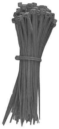 Bridas para cables (100 x 2,5 mm, 100 unidades, 100 unidades), color gris