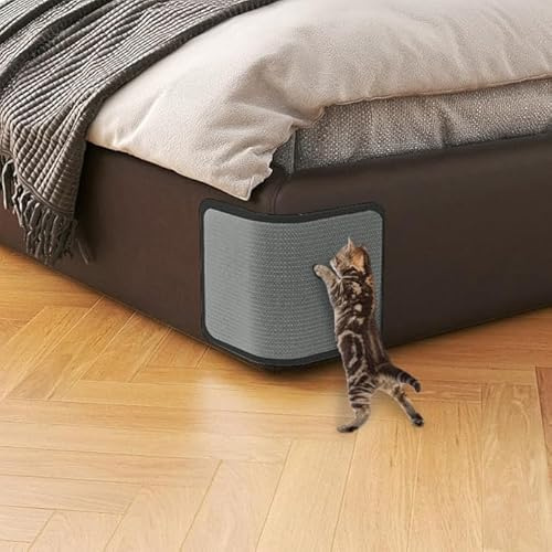 XGOPTS Katze Kratzmatte Kratzteppich Sisal rutschfest Katzenkratzmatte Natürlich Langlebig Kratzbrett Schützt Möbel Wandkratzbrett Sofa Kratzpappe Wand Kratzschutz Kratzecke Schutz des Sofas 30X20cm