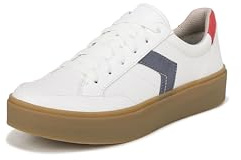 Dr. Scholl's Shoes Women's Madison Lace Sneaker Oxford White Nylon 8 M