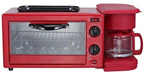 TEmkin Máquina De Desayuno Olla Multifunción 3 En 1 Horno De Café Multifunción Máquina De Pan Mini Máquina De Desayuno Eléctrica Hervidor De Huevos Tostadora Mini Hornos