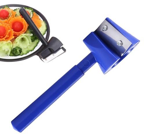 affettaverdure - Utensile da cucina versatile per preparare insalate e piatti sani | Affettaverdure facile da usare, pratico accessorio da cucina per tagliare le verdure | Co sbucciatore