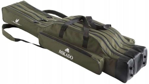 Generisch Angeltasche Rutentasche Rutenfutteral Angelrutentasche Tragbar 3 Fächern 160 cm