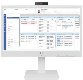 LG 24'' FHD All-in-One Non OS Thin Client for Healthcare with Intel Pentium Processor, Dual-Band RFID, Webcam & Mic